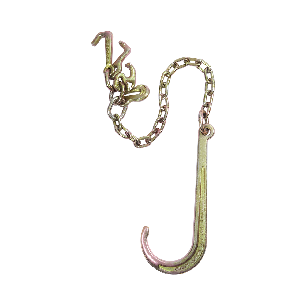 5/16' G70 Gold Plated Chain Tow Drag Trailer Chain na May RTJ Hooks