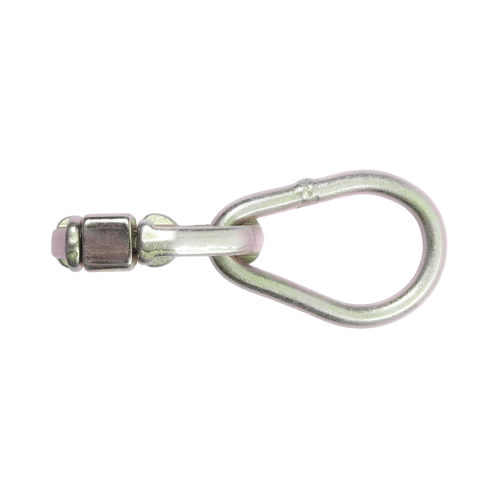 Galvanized Double Stud L Track Fitting na may Pear Ring Galvanized Double Stud L Track Fitting na may Pear Ring