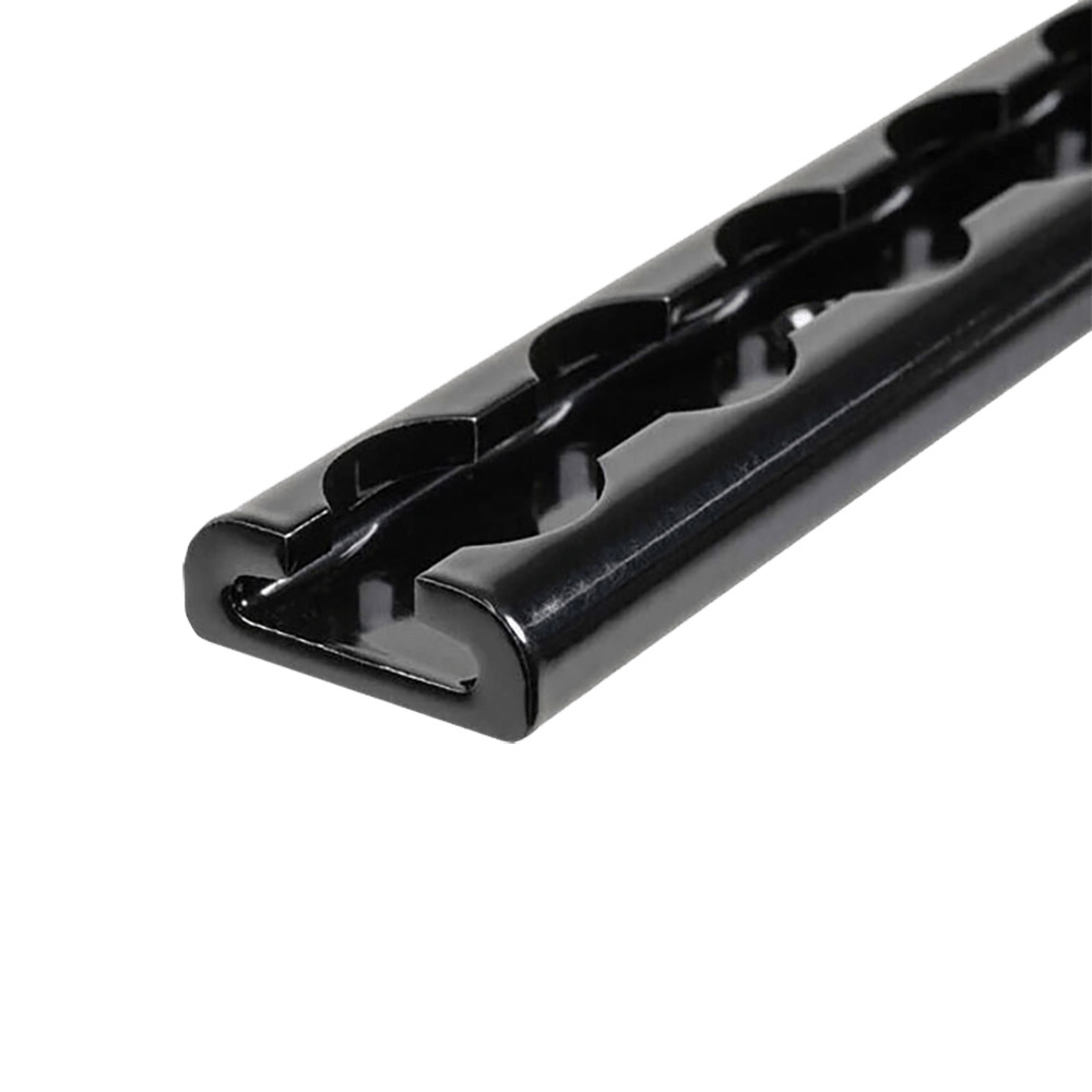 72' Black Anodized Finish Aluminum L-Track