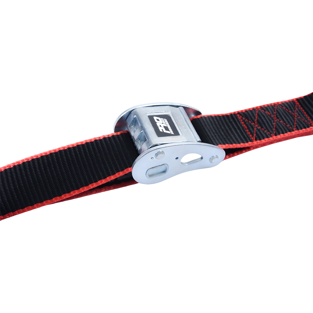 Nako-customize na Durable Motorcycle Cam Buckle Tie Down Strap na may Safety S Hook