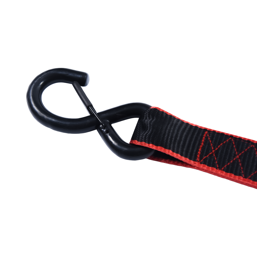 Nako-customize na Durable Motorcycle Cam Buckle Tie Down Strap na may Safety S Hook