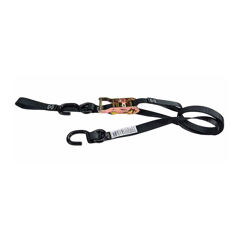 1'' X 7' Mini Motorcycle Ratchet Strap na May S Hooks