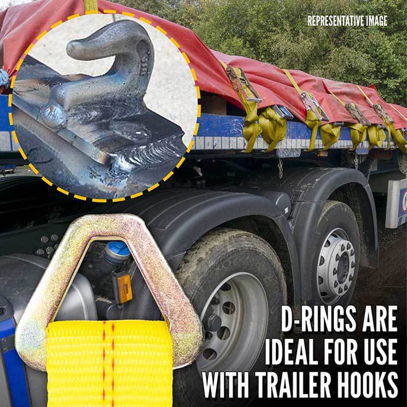 2'' X 30' Ratchet Strap na May D-Rings