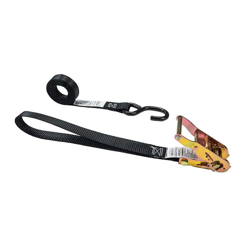 1''X 6' High Tenacity Motorcycle Ratchet Tie Down Strap Na May 12' Sewn Loop