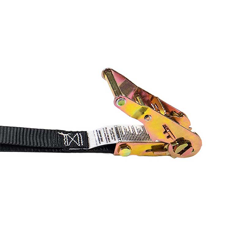1''X 6' High Tenacity Motorcycle Ratchet Tie Down Strap Na May 12' Sewn Loop
