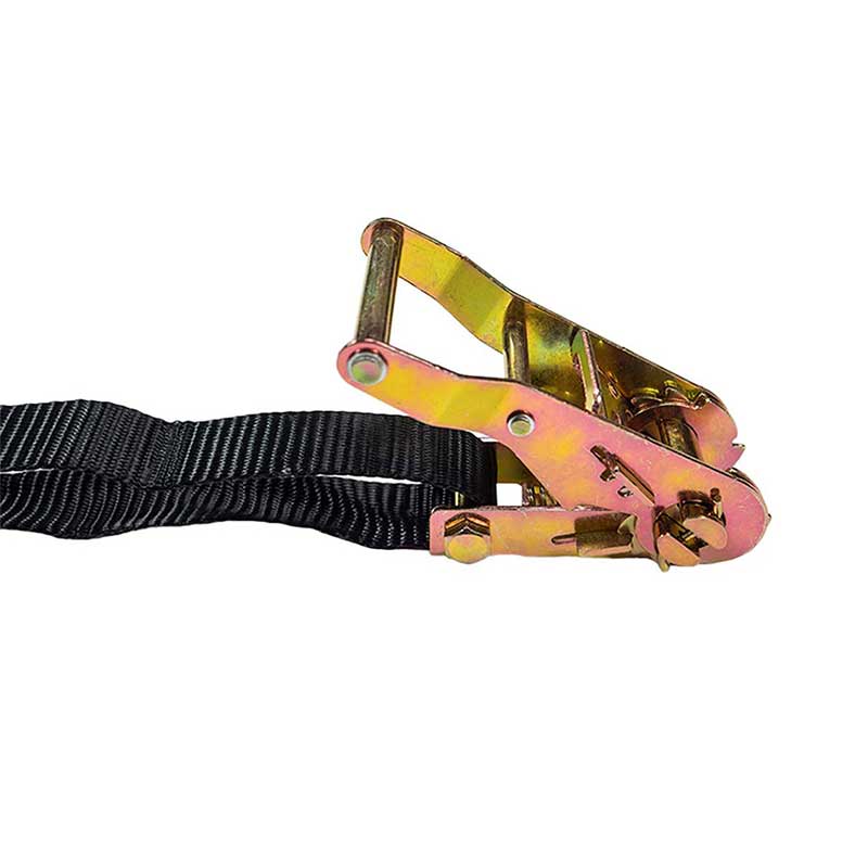1'' X 6' Polyester Ratchet Buckle Strap na may Flat Snap Hooks