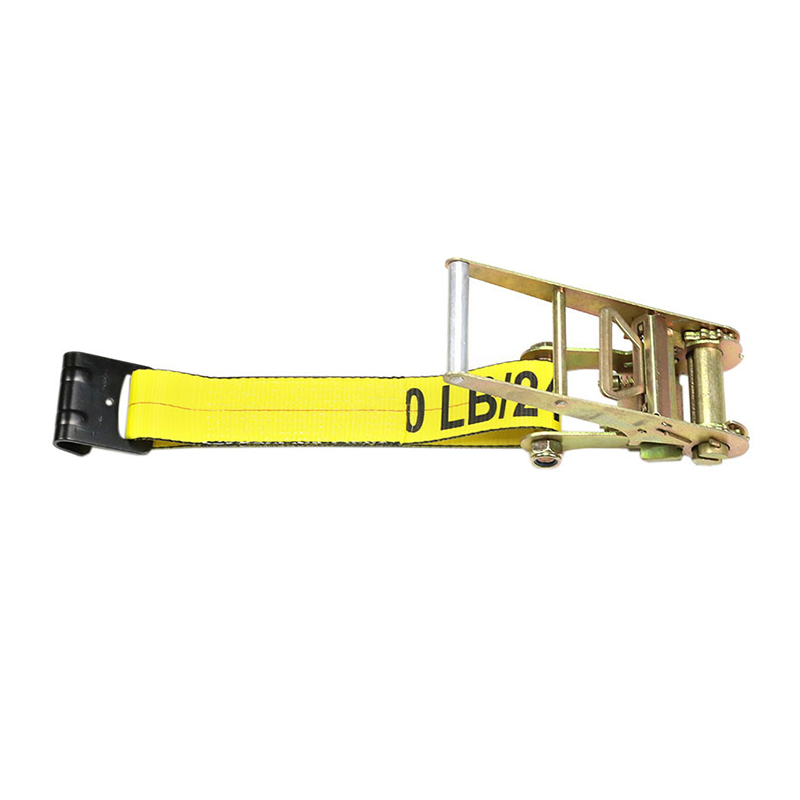 3 pulgadang Heavy Duty Ratchet Strap na may Flat Hook para sa Trailer Truck