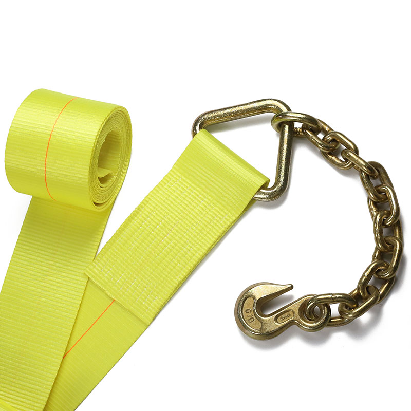 Naka-customize na Haba 4inch Ratchet Strap na May Mga Chain Extension