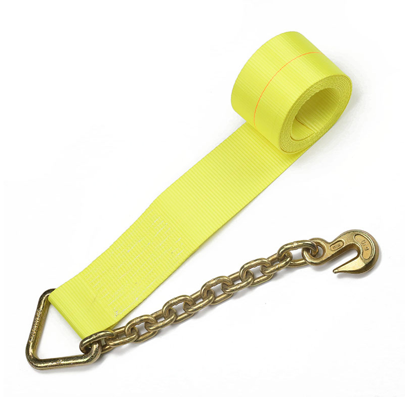 Naka-customize na Haba 4inch Ratchet Strap na May Mga Chain Extension