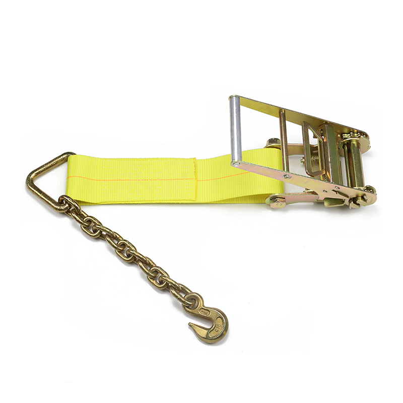 Naka-customize na Haba 4inch Ratchet Strap na May Mga Chain Extension