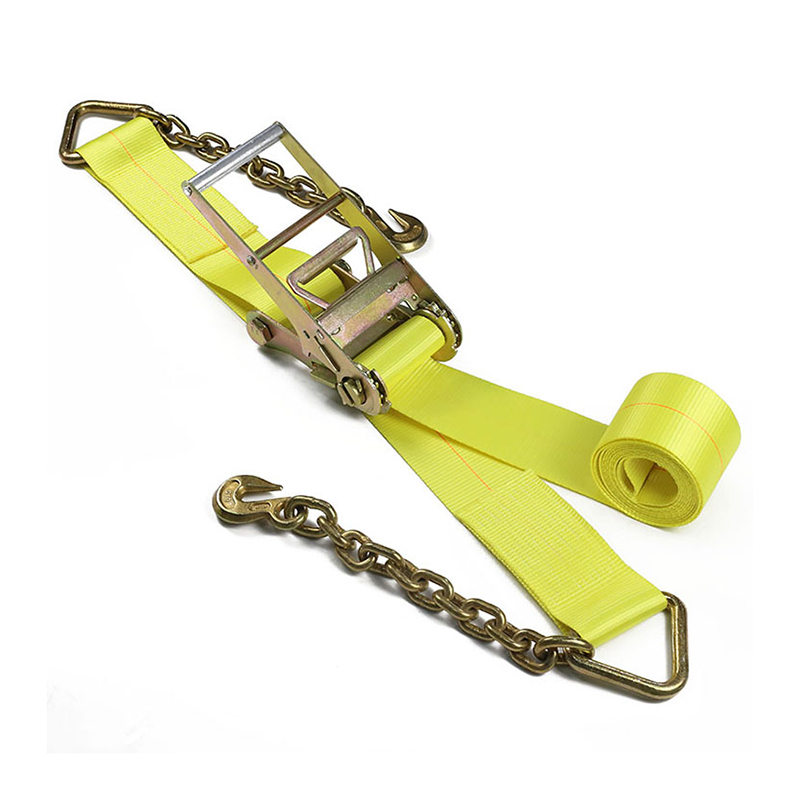 Naka-customize na Haba 4inch Ratchet Strap na May Mga Chain Extension Naka-customize na Haba 4inch Ratchet Strap na May Mga Chain Extension