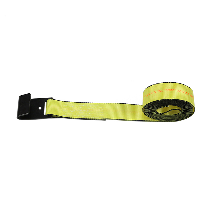 2'' Flat Hook Ratchet Straps para sa Trailer Truck Load Securement