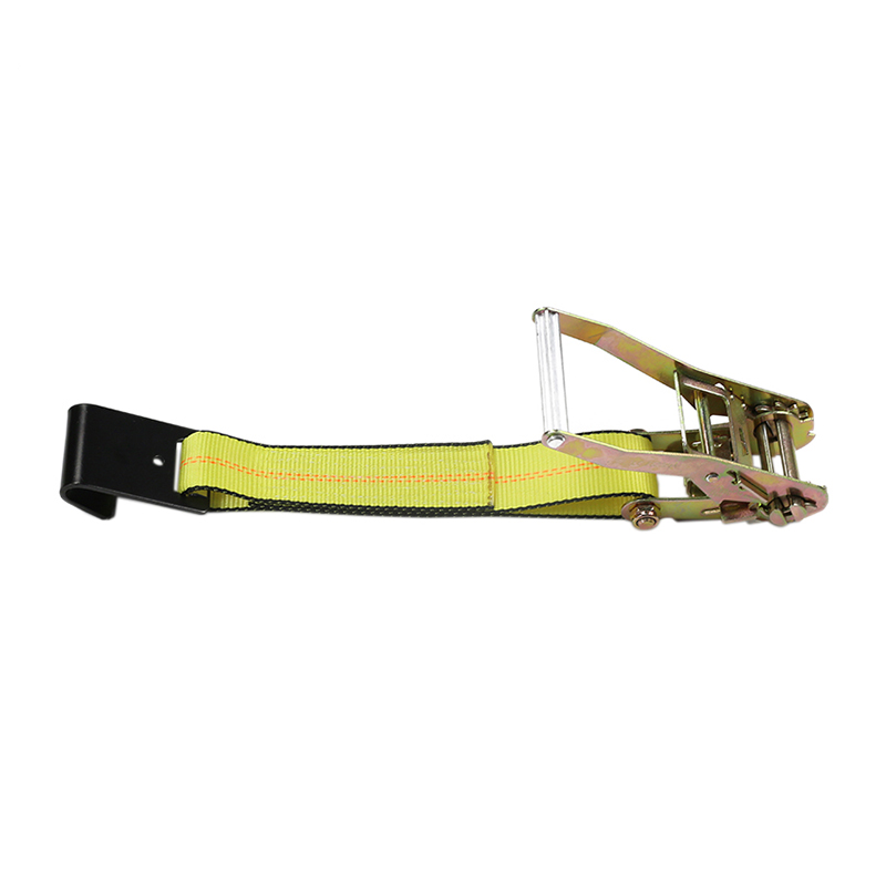 2'' Flat Hook Ratchet Straps para sa Trailer Truck Load Securement