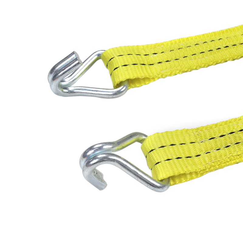 35mm 2t Rubber Coated Handle Ratchet Straps para sa Cargo Transport
