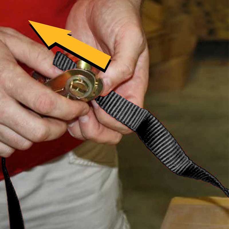 Ang 1 X 10' Black Endless Ratchet Strap