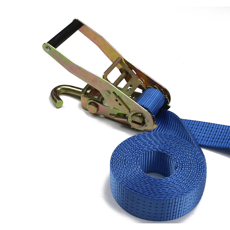 Ang 2INCH heavy-duty Ratchet Strap Swivel Hooks At Rubber Blocks