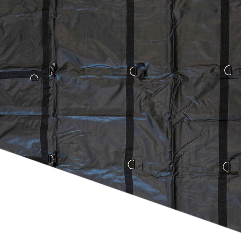 Ang Black Heavy- Duty Coil Tarp