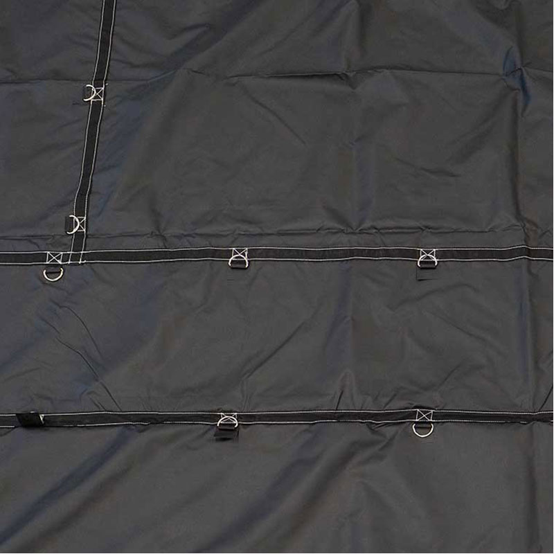 Ang Black Heavy- Duty Coil Tarp
