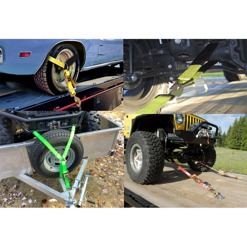 Ang Car Carrier Strap 10000lbs Car Hauler Wheel