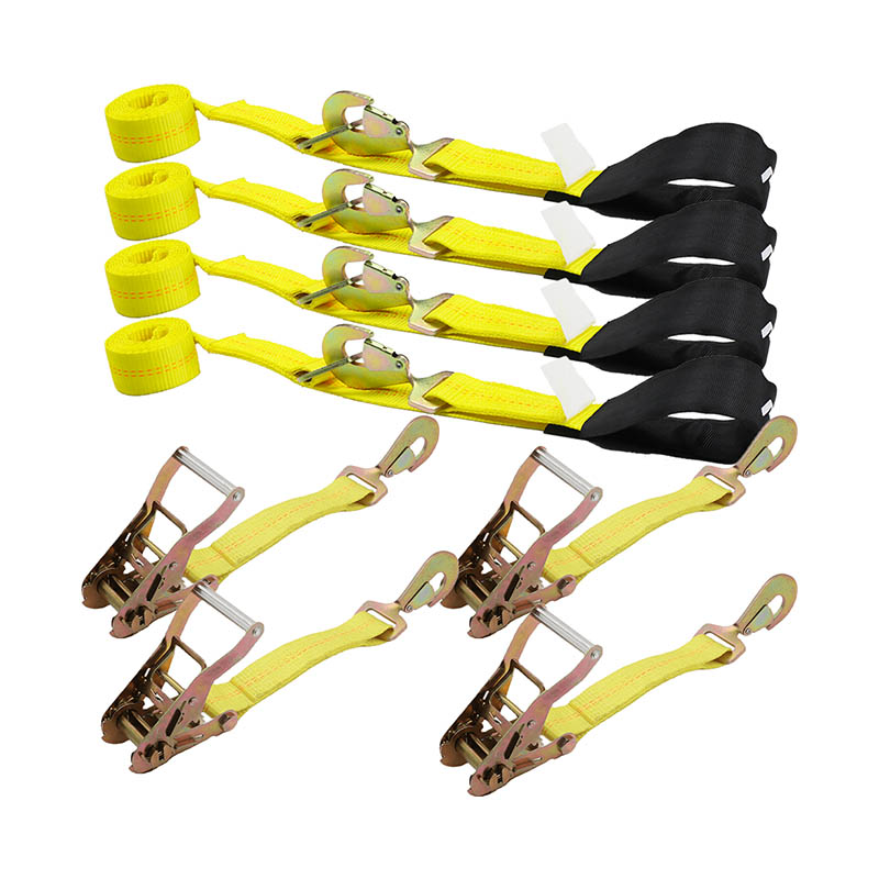 Ang Towing Tie Down Car Axle Straps Ratchet Tie Downs