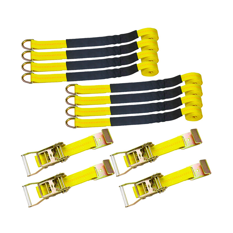 Ang Wheel Straps na May Flat Hook D Ring