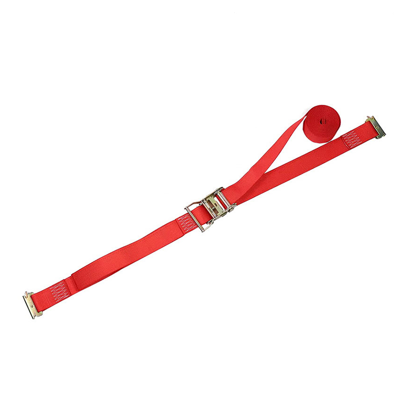 Ang 2'' X 12' Red E-Track Ratchet Strap