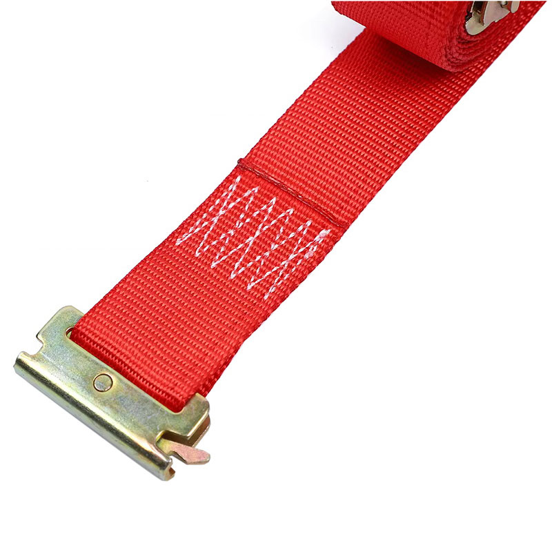 Ang 2'' X 12' Red E-Track Ratchet Strap