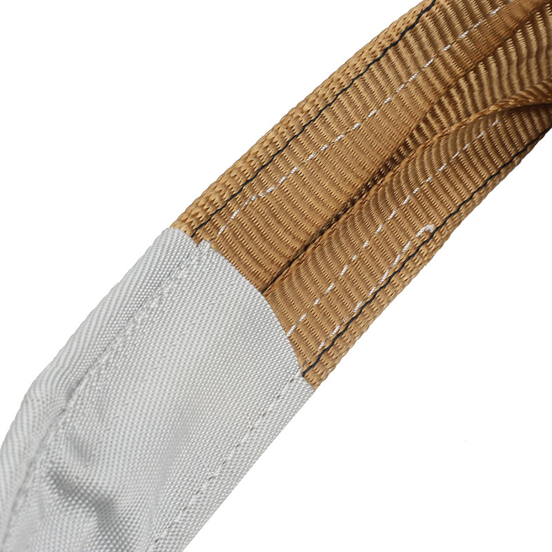 Ang White Zinc Short Aluminum Handle 2 Ply Flat 6Ton Lifting Chain Sling
