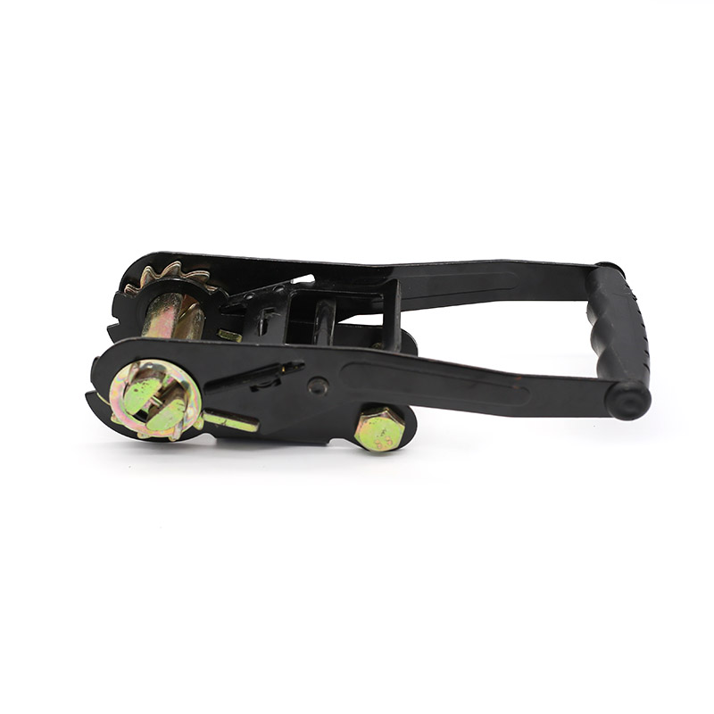 Ang 2-Inch 5T Plated Black Ratchet Buckle
