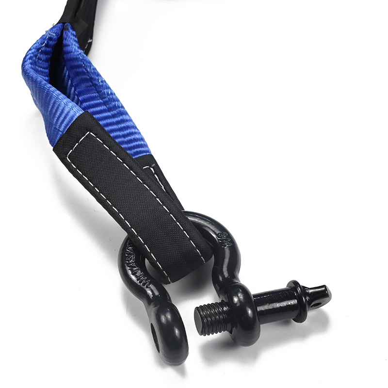 Ang Tow Straps D Shackle Blue